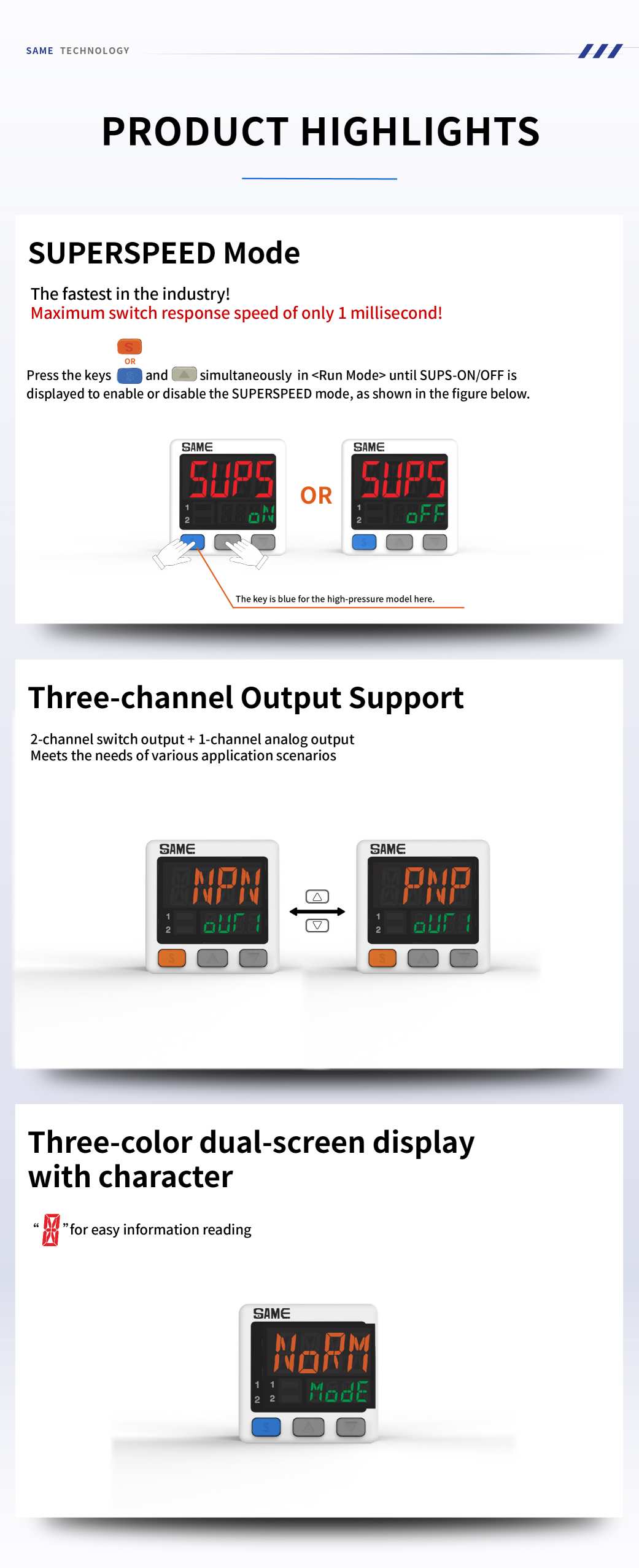 Digital Pressure Sensor Switch