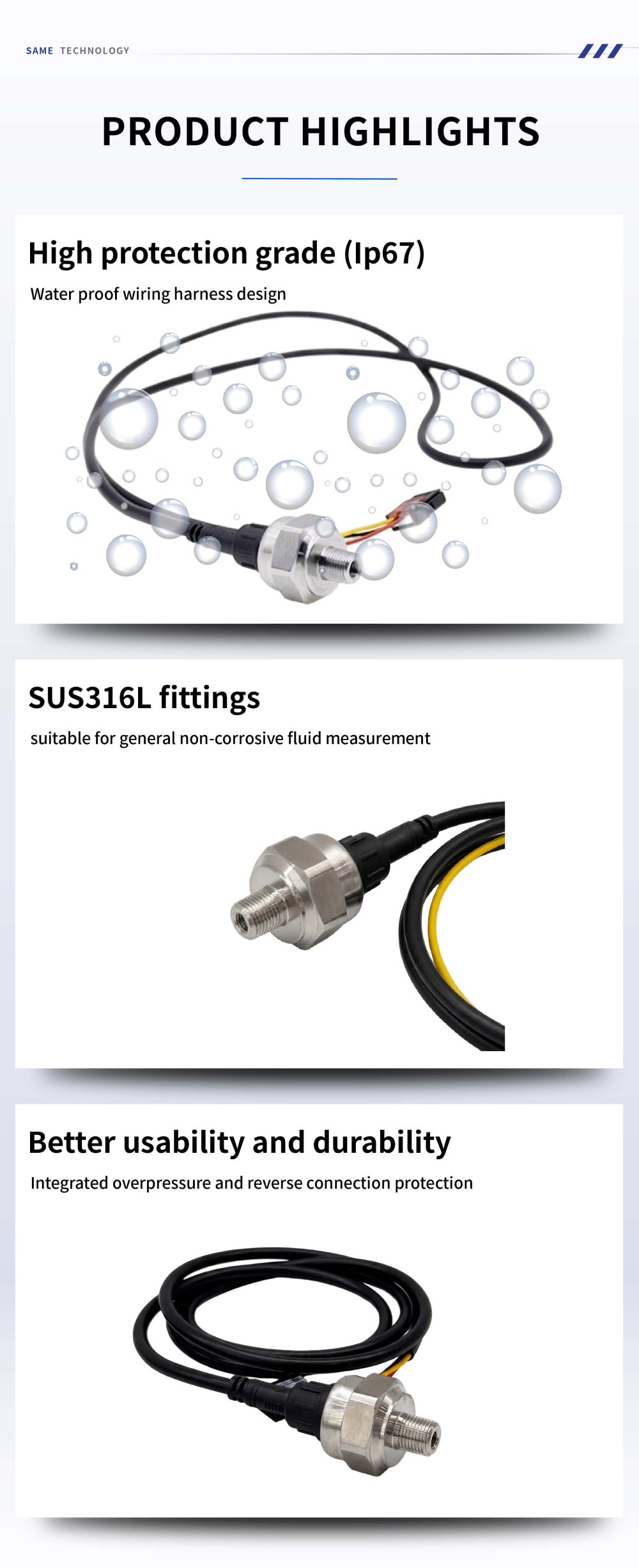 SP-47 Universal Fluid Pressure Transmitter